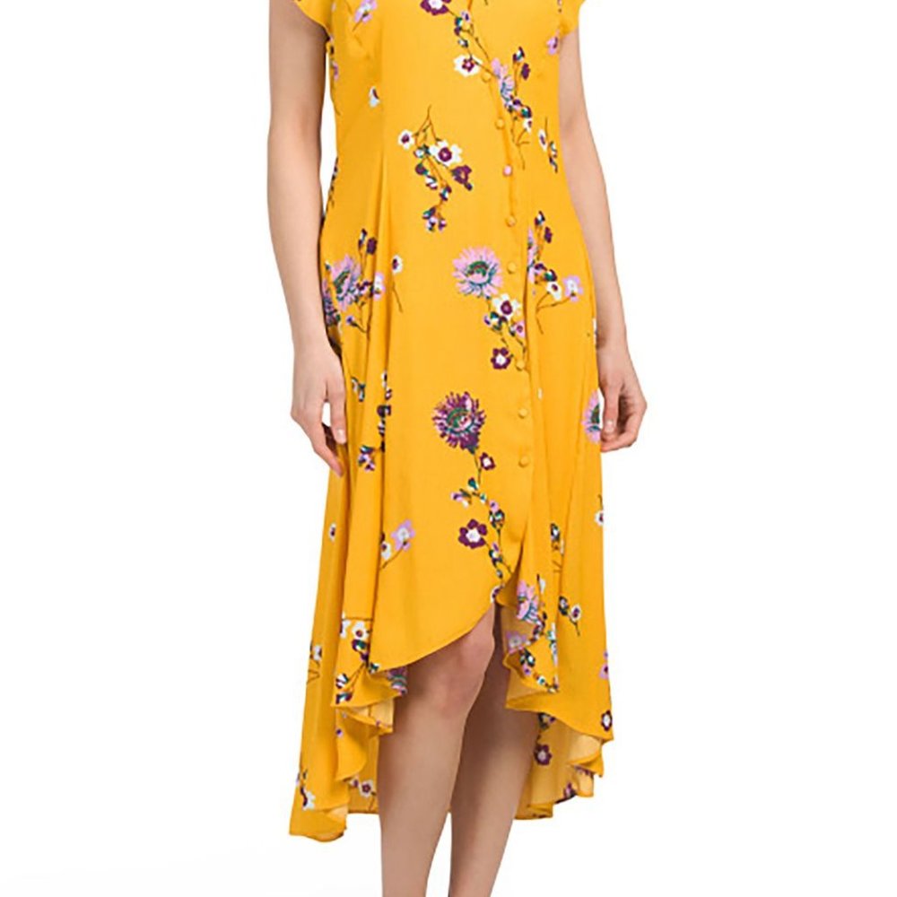 FREE PEOPLE | Hi-Low Midi Dress Sz Small